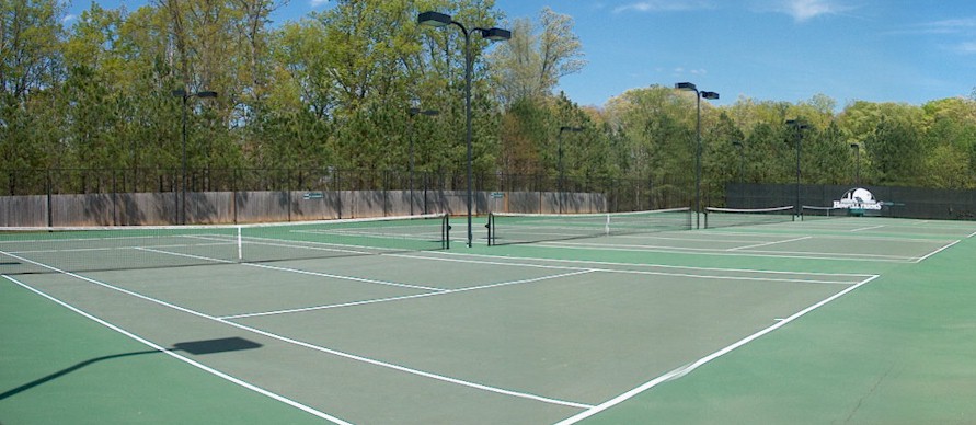 Lighted Tennis Courts