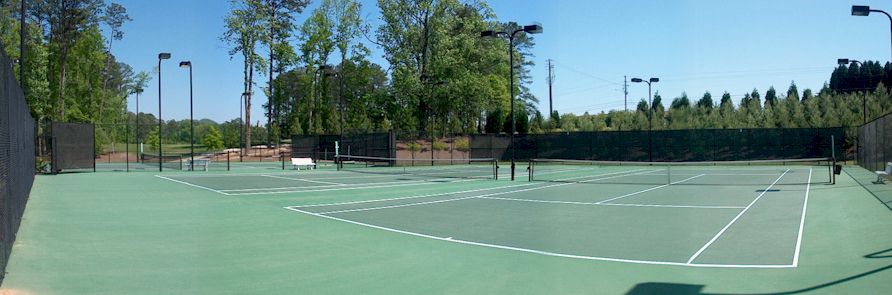 Five Floorlite Tennis Courts